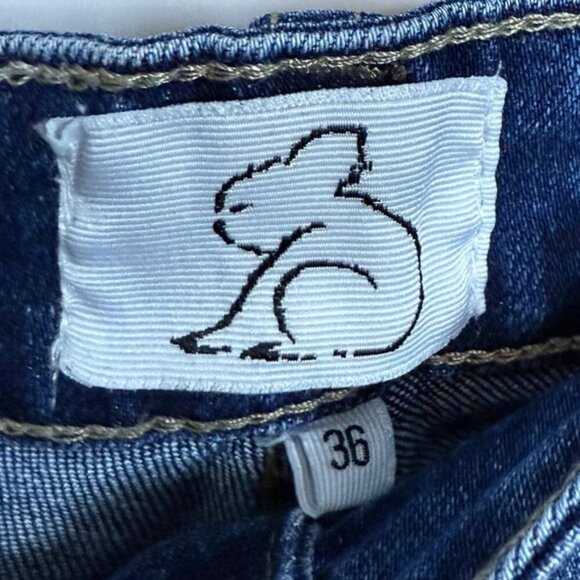 Kuwallatee Blue Paint-Splatter Denim Jeans Men’s Size 36 - Picture 8 of 10